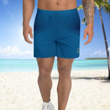 Load image into Gallery viewer, Athletic Long Shorts - Blue Arrow