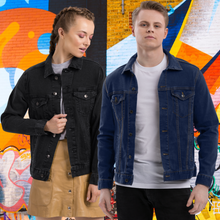 Load image into Gallery viewer, Unisex denim jacket