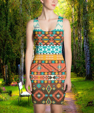 Cargar imagen en el visor de la galería, FDa - Navajo Fitted Dress