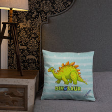 Load image into Gallery viewer, Green Dino Pillow