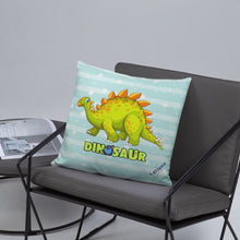 Load image into Gallery viewer, Green Dino Pillow