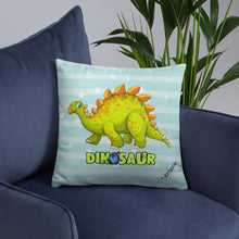 Load image into Gallery viewer, Green Dino Pillow