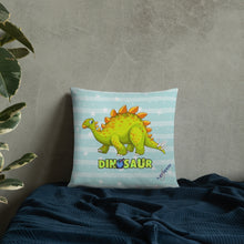 Load image into Gallery viewer, Green Dino Pillow