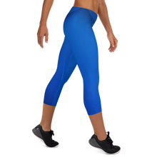 Load image into Gallery viewer, Capri Naughty Blue Leggings
