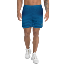 Load image into Gallery viewer, Athletic Long Shorts - Blue Arrow