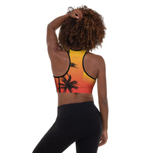 Load image into Gallery viewer, Tropical Padded Sports Bra