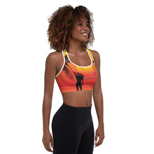Load image into Gallery viewer, Tropical Padded Sports Bra