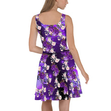 Load image into Gallery viewer, Purple Skater Dress