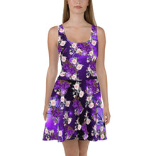 Load image into Gallery viewer, Purple Skater Dress