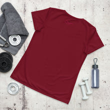Cargar imagen en el visor de la galería, Women's Red Athletic T-shirt