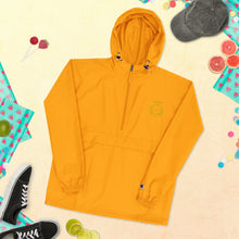 Load image into Gallery viewer, Embroidered Gold Champion Packable Jacket