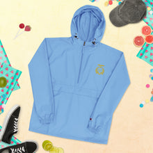 Load image into Gallery viewer, Embroidered Gold Champion Packable Jacket