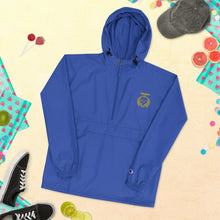 Load image into Gallery viewer, Embroidered Gold Champion Packable Jacket