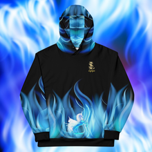 Load image into Gallery viewer, Hoodie - Hey-Ley Blue Fire
