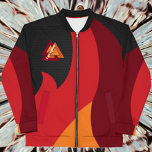 Load image into Gallery viewer, Black & Red Bomber Jacket
