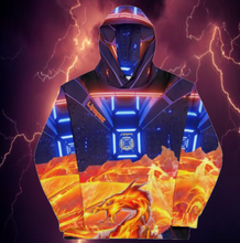 Load image into Gallery viewer, Space Fire Hoodie
