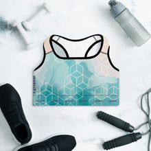 Load image into Gallery viewer, Cubic Padded Sports Bra
