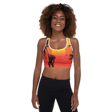 Load image into Gallery viewer, Tropical Padded Sports Bra
