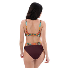 Load image into Gallery viewer, Navajo Recycled high-waisted bikini
