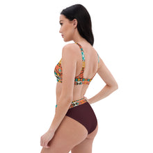 Load image into Gallery viewer, Navajo Recycled high-waisted bikini
