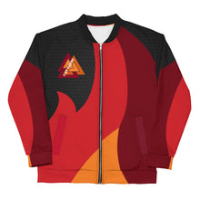 Load image into Gallery viewer, Black &amp; Red Bomber Jacket
