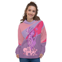 Load image into Gallery viewer, Female Hoodie - Purple Lady
