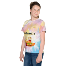 Load image into Gallery viewer, Crew neck Hay-ley t-shirt - I&#39;m Hungry
